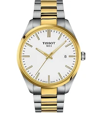 Tissot Men's Classic Collection Pr 100 Quartz Analog Stainless Steel Bracelet Watch