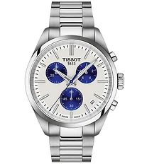 Tissot Men's Classic Collection Pr 100 Quartz Chronograph Stainless Steel Bracelet Watch