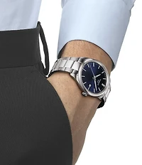 Tissot Men's Classic Collection Pr 100 Stainless Steel Bracelet Watch