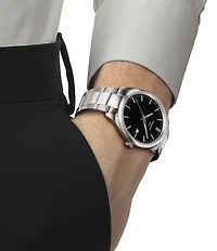 Tissot Men's Classic Collection Pr 100 Stainless Steel Bracelet Watch