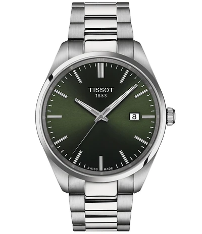 Tissot Men's Classic Collection Pr 100 Stainless Steel Bracelet Watch