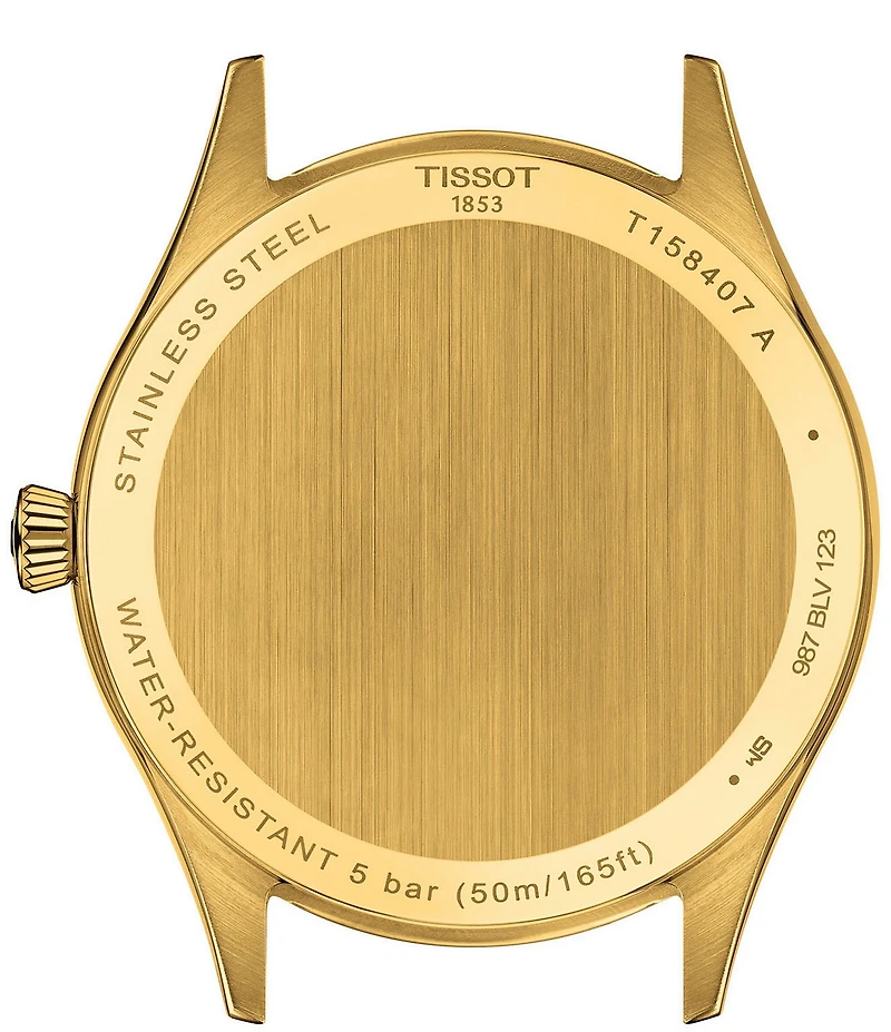 Tissot Men's Classic Dream GTS Automatic Leather Strap Watch