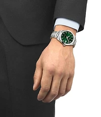 Tissot Men's Gentleman Classic Contemporary Collection Automatic Stainless Steel Bracelet Watch