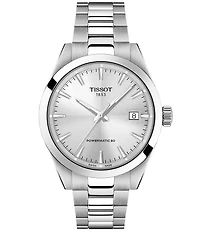 Tissot Men's Gentleman Classic Contemporary Collection Automatic Stainless Steel Bracelet Watch