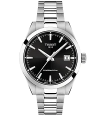 Tissot Men's Gentleman Classic Contemporary Collection Automatic Stainless Steel Bracelet Watch