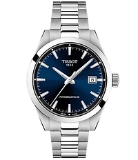 Tissot Men's Gentleman Classic Contemporary Collection Automatic Stainless Steel Bracelet Watch