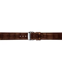 Tissot Men's Le Locle Powermatic 80 Open Heart Automatic Brown Leather Strap Watch