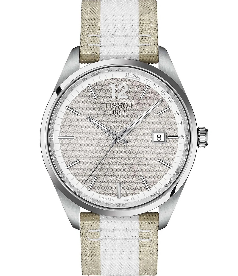 Tissot Men's PR 100 Cycling Edition Quartz Analog Fabric Strap Watch