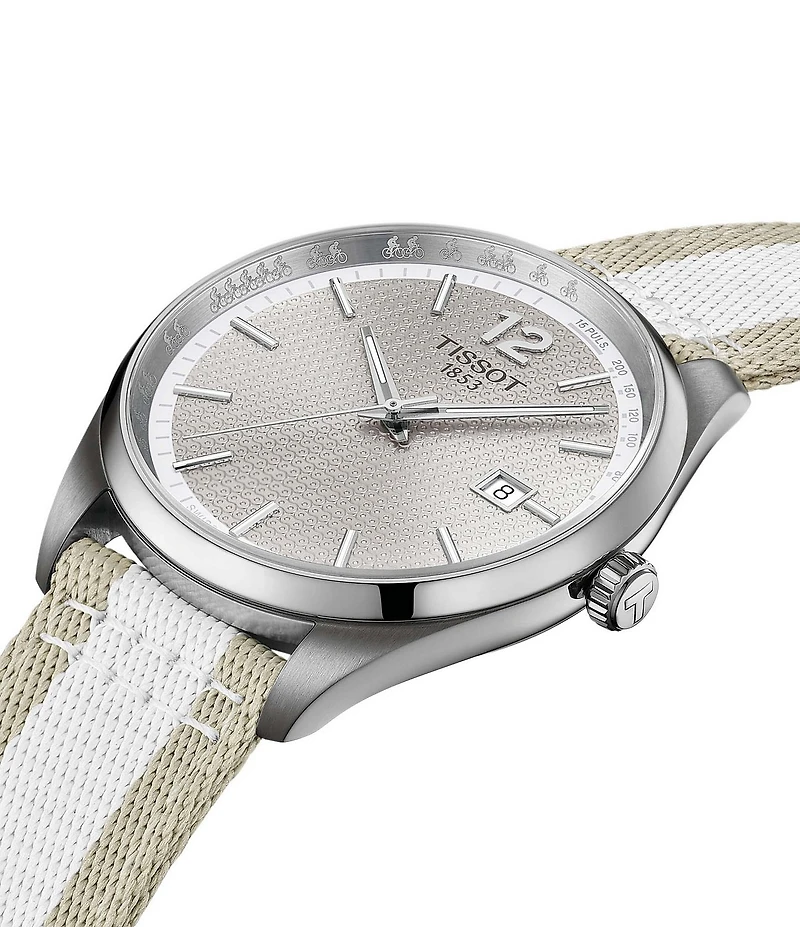 Tissot Men's PR 100 Cycling Edition Quartz Analog Fabric Strap Watch