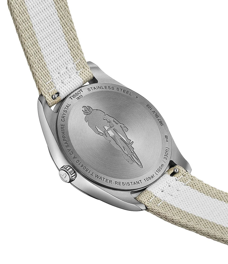Tissot Men's PR 100 Cycling Edition Quartz Analog Fabric Strap Watch