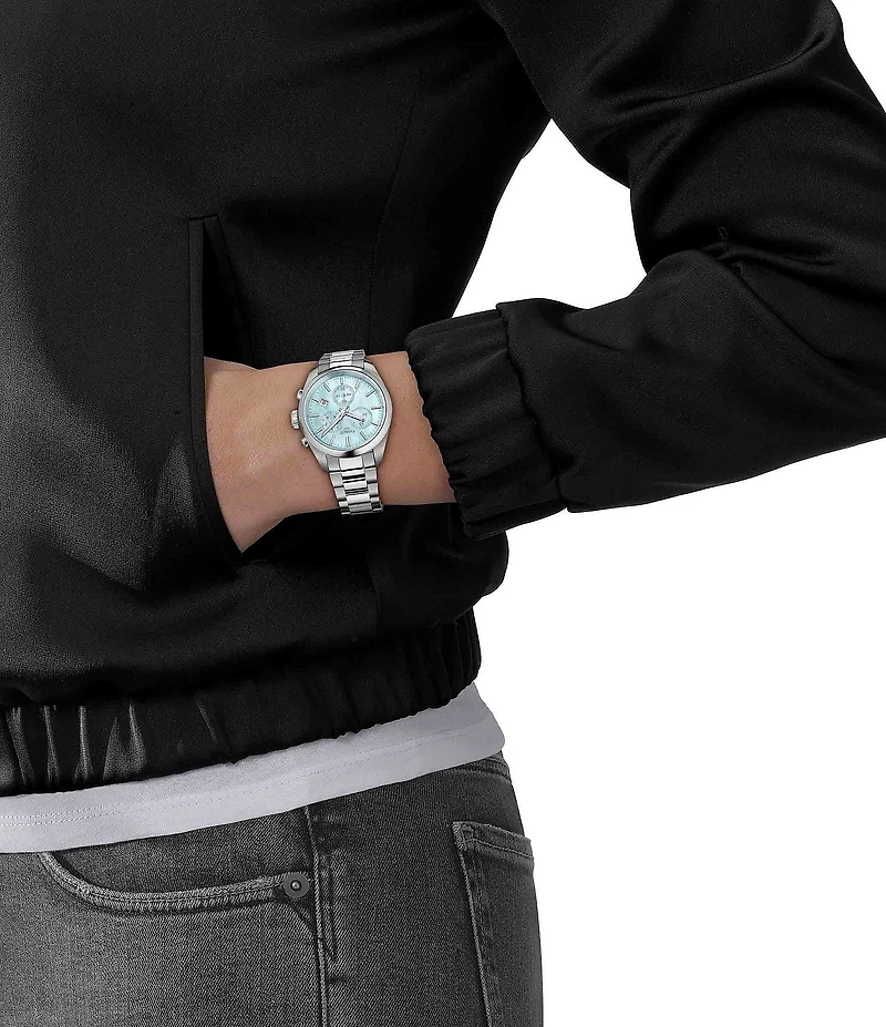 Tissot Women's PR 100 Quartz Chronograph Stainless Steel Bracelet Watch
