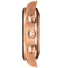 Tissot Men's PR516 Sport Collection Quartz Chronograph Rose Gold Tone Stainless Steel Bracelet Watch