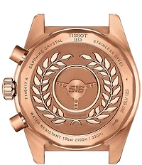 Tissot Men's PR516 Sport Collection Quartz Chronograph Rose Gold Tone Stainless Steel Bracelet Watch