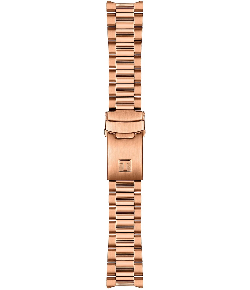 Tissot Men's PR516 Sport Collection Quartz Chronograph Rose Gold Tone Stainless Steel Bracelet Watch