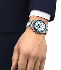 Tissot Men's PR516 Sport Collection Quartz Chronograph Stainless Steel Bracelet Watch