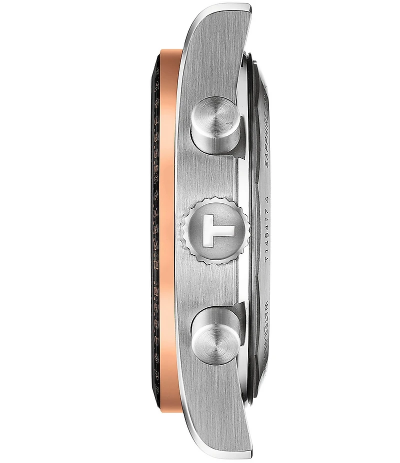 Tissot Men's PR516 Sport Collection Quartz Chronograph Two Tone Stainless Steel Bracelet Watch