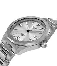 Tissot Men's PRC 100 Solar Quartz Analog Stainless Steel Bracelet Watch