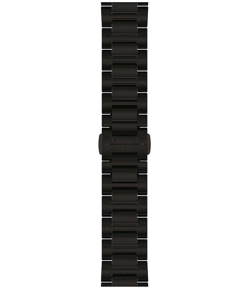 Tissot Men's PRC 100 Solar Quartz Automatic Black Tone Stainless Steel Bracelet Watch