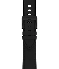 Tissot Men's PRC 100 Solar Solar Quartz Automatic Black Leather Strap Watch