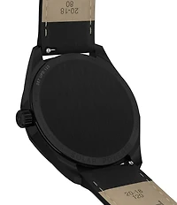 Tissot Men's PRC 100 Solar Solar Quartz Automatic Black Leather Strap Watch