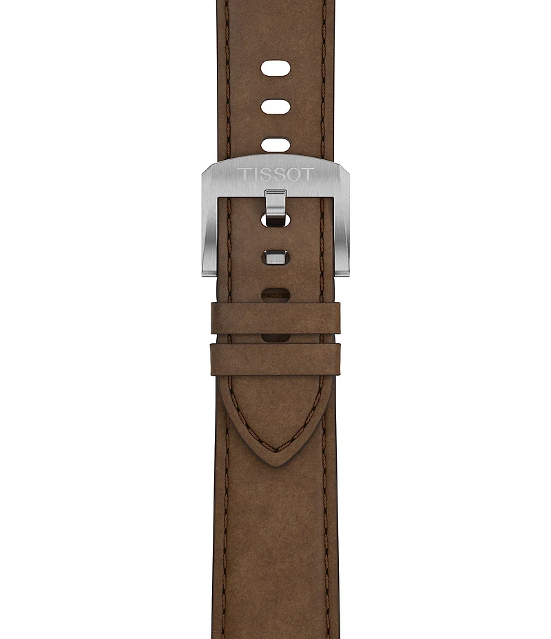 Tissot Men's PRC 100 Solar Solar Quartz Automatic Leather Strap Watch