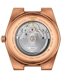 Tissot Men's Prx Tonneau Automatic Rose Gold Stainless Steel Bracelet Watch