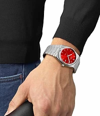 Tissot Men's Prx Tonneau Automatic Stainless Steel Bracelet Watch