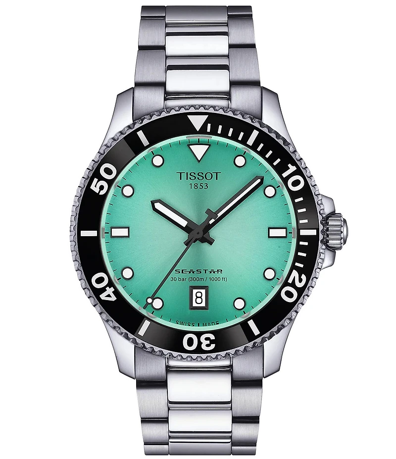 Tissot Men's Seastar 1000 Quartz Analog Stainless Steel Bracelet Watch