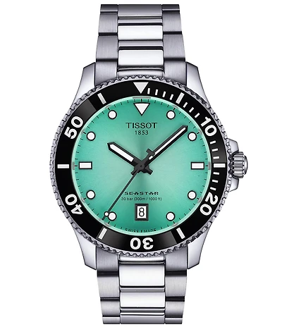 Tissot Men's Seastar 1000 Quartz Analog Stainless Steel Bracelet Watch