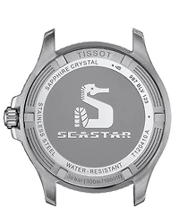 Tissot Men's Seastar 1000 Quartz Analog Black Strap Watch