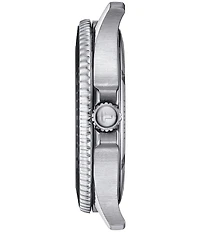 Tissot Men's Black Seastar 1000 Quartz Automatic Stainless Steel Bracelet Watch