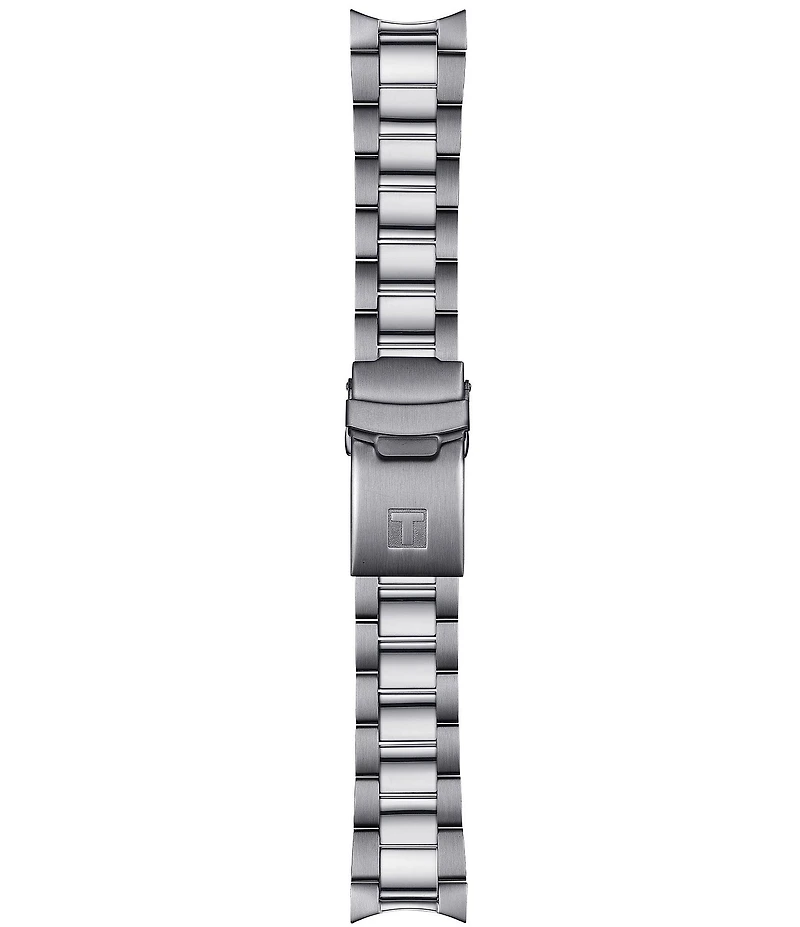 Tissot Men's Black Seastar 1000 Quartz Automatic Stainless Steel Bracelet Watch