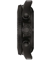 Tissot Men's Seastar 1000 Quartz Chronograph Black Tone Stainless Steel Bracelet Watch