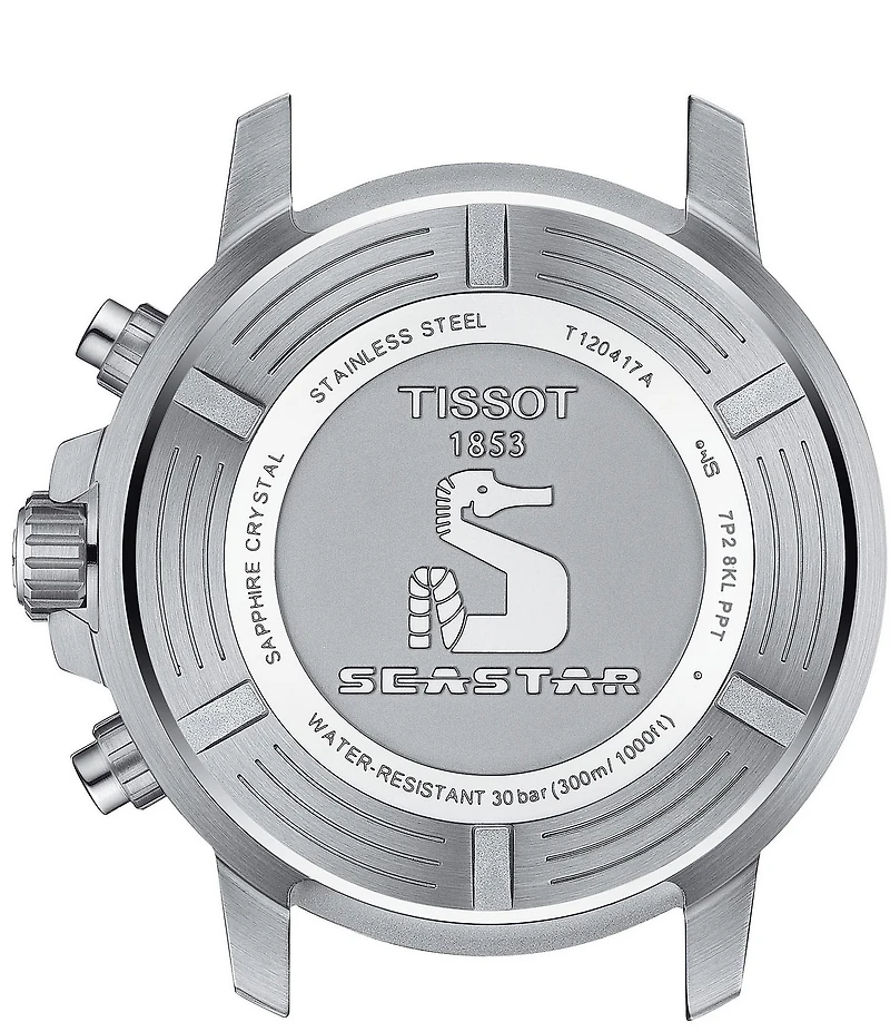 Tissot Men's Seastar 1000 Quartz Chronograph Grey Strap Watch