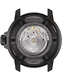 Tissot Men's Seastar 2000 Professional Powermatic Blue Rubber Strap Watch