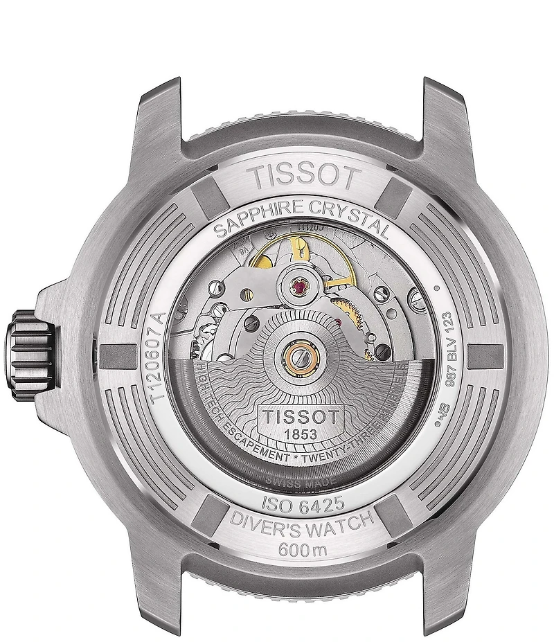 Tissot Men's Seastar 2000 Professional Powermatic Sport Collection Automatic Rubber Strap