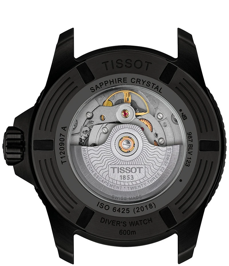 Tissot Men's Seastar GTS 2000 Powermatic 80 Automatic Rubber Strap Watch