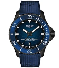 Tissot Men's Seastar GTS 2000 Powermatic 80 Automatic Rubber Strap Watch
