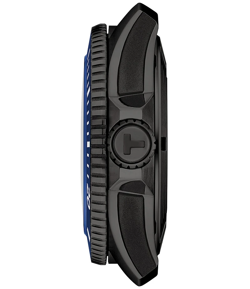 Tissot Men's Seastar GTS 2000 Powermatic 80 Automatic Rubber Strap Watch