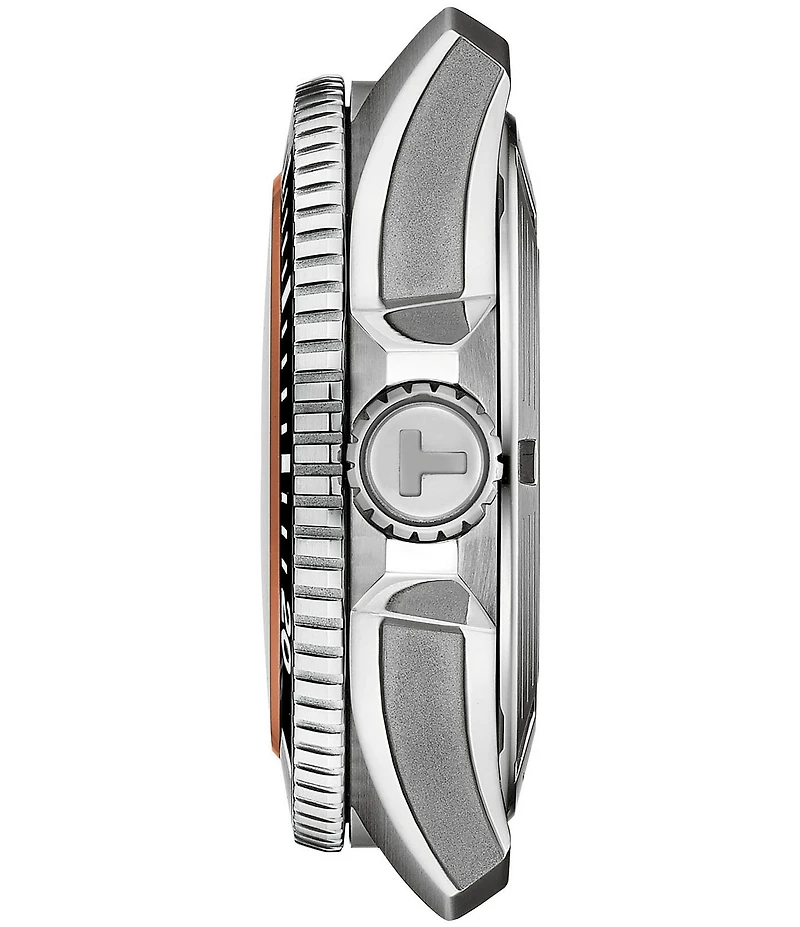 Tissot Men's Seastar GTS 2000 Powermatic 80 Automatic Rubber Strap Watch