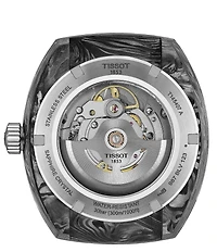 Tissot Unisex Sideral Tonneau Powermatic 80 Sport Collection Automatic Rubber Strap Watch