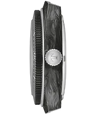 Tissot Unisex Sideral Tonneau Powermatic 80 Sport Collection Automatic Rubber Strap Watch