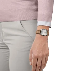 Tissot Men's Stylist Quartz Analog Leather Strap Watch