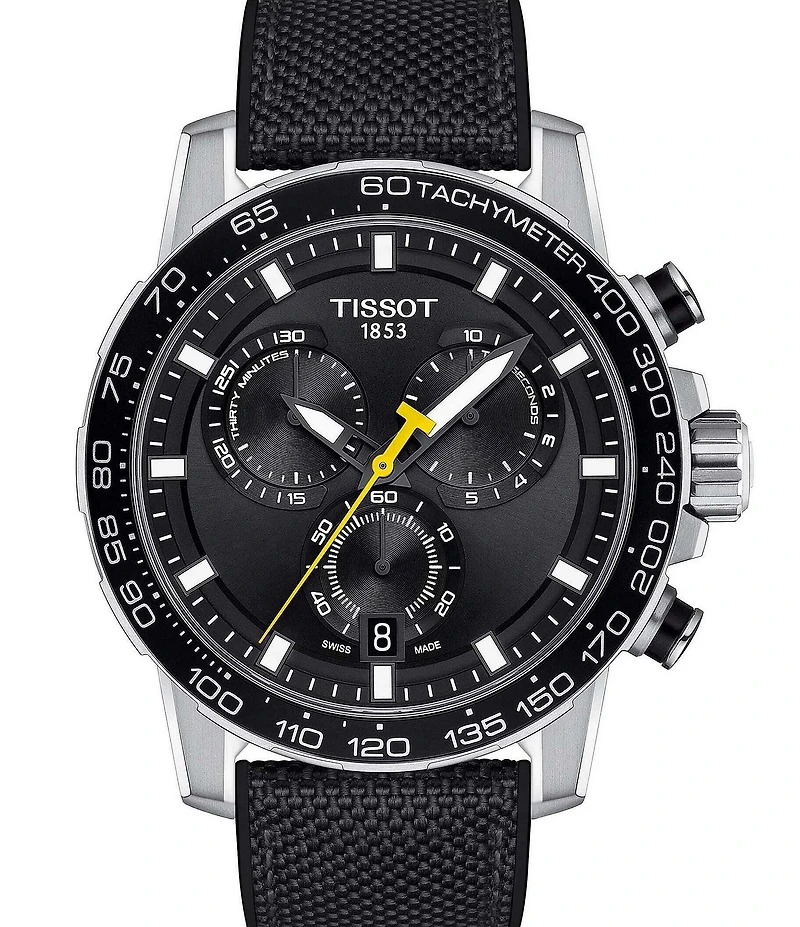 Tissot Men's Supersport Chronograph Fabric Strap Watch