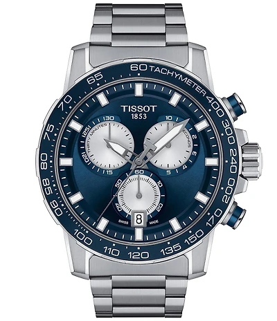 Tissot Men's Supersport Quartz Chronograph Stainless Steel Bracelet Watch