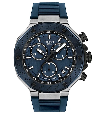 Tissot Men's T-Race Sport Collection Quartz Chronograph Silicone Strap Watch