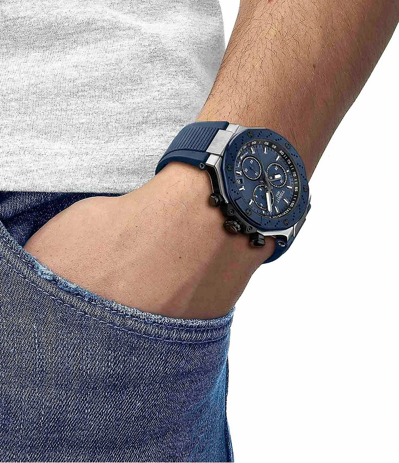 Tissot Men's T-Race Sport Collection Quartz Chronograph Silicone Strap Watch