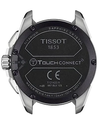 Tissot Men's T-Touch Connect Solar Blue Fabric Strap Smart Watch