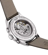 Tissot Men's Telemeter 1938 Chronograph Brown Leather Strap Watch