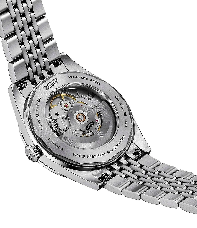 Tissot Men's Visodate Classic Traditional Collection Automatic Stainless Steel Bracelet Watch
